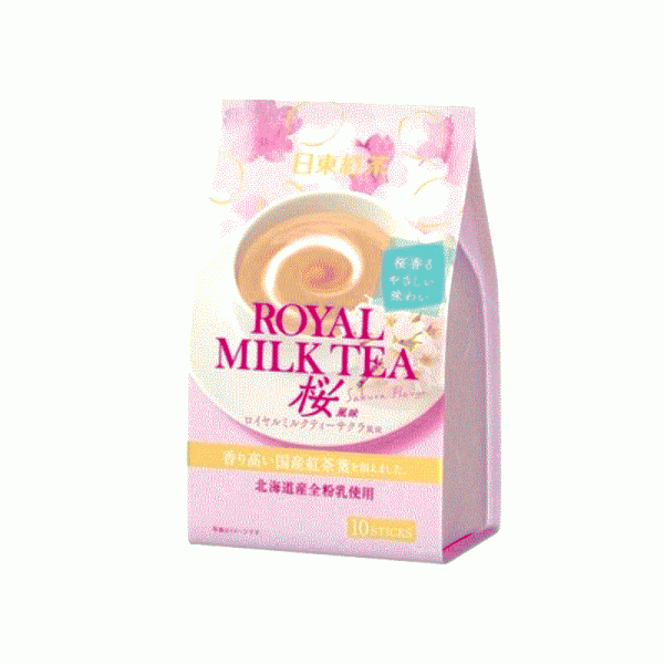 NITTO Royal Milk Tea Sakura 140g <br>日東 •櫻花奶茶粉 140g