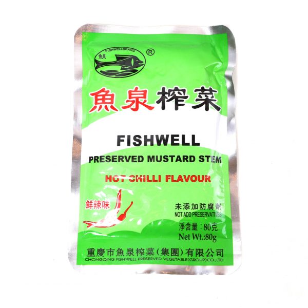 FW Preserved Mustard Stem Hot Chilli Flavour <br> 魚泉榨菜•鮮辣味