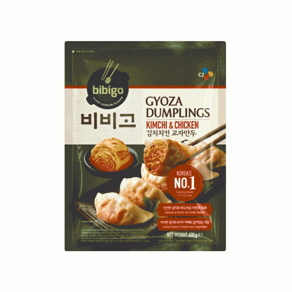 BIBIGO Kimchi Chicken Pan-Fried Dumplings 600g <Br> BIBIGO•泡菜雞肉煎餃 600g